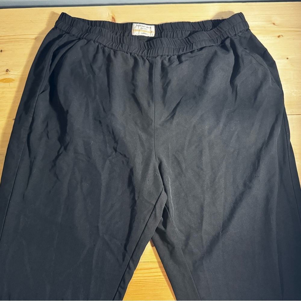 Marine Layer Black Pants